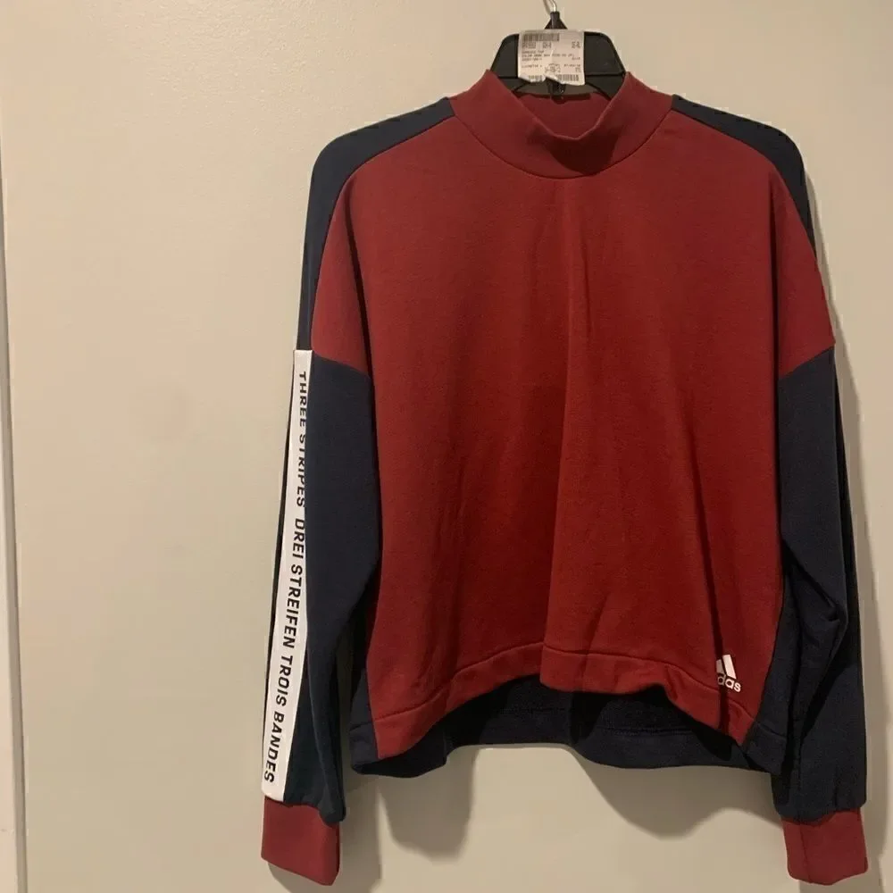 NWT Adidas Crop Top Sweatshirt